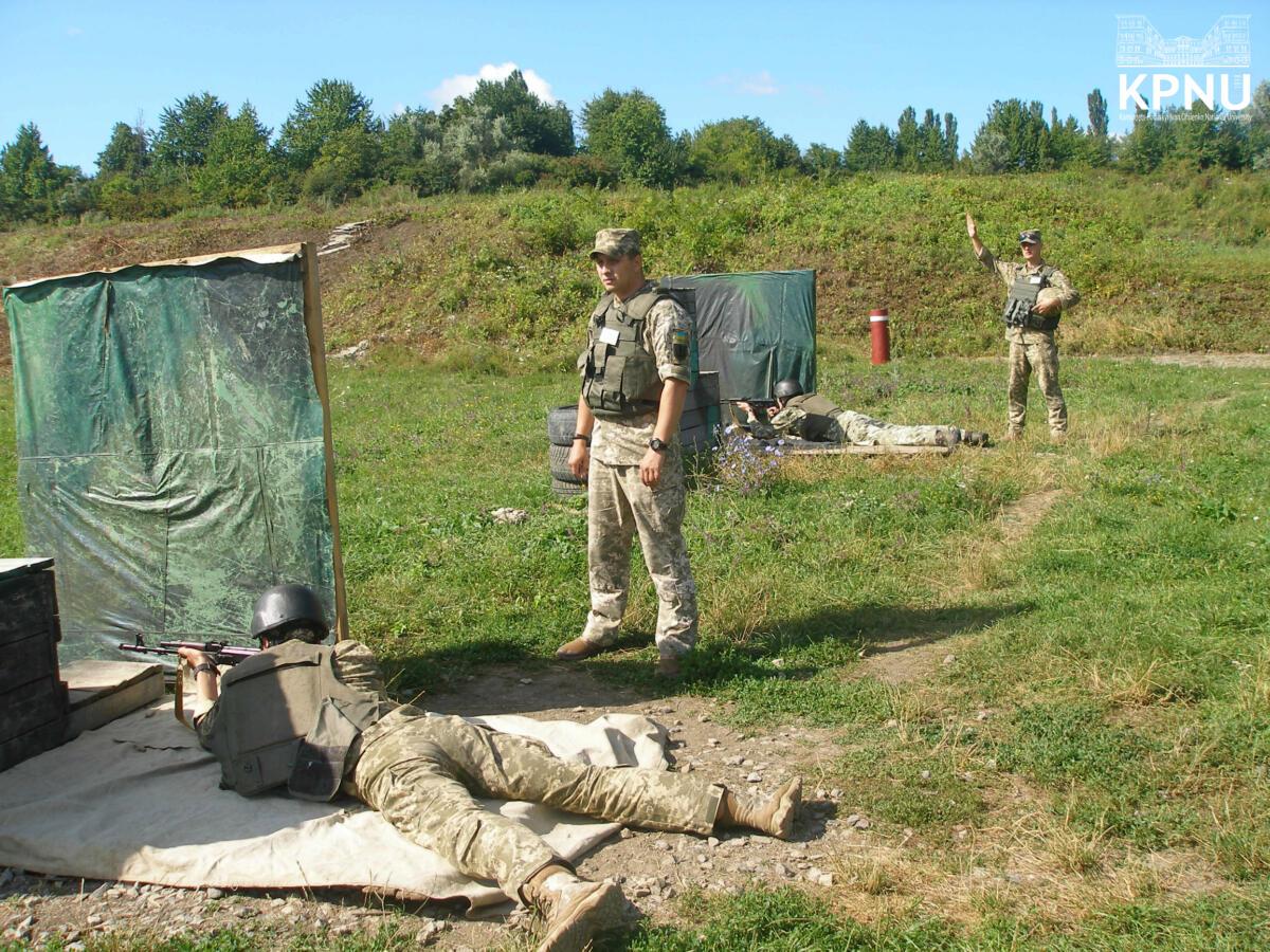 Проведення стрільб на кафедрі військової підготовки